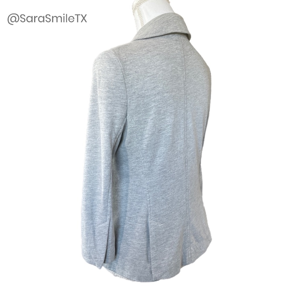 HAUTE HIPPIE Gray Casual Sweatshirt Blazer - Picture 5 of 10